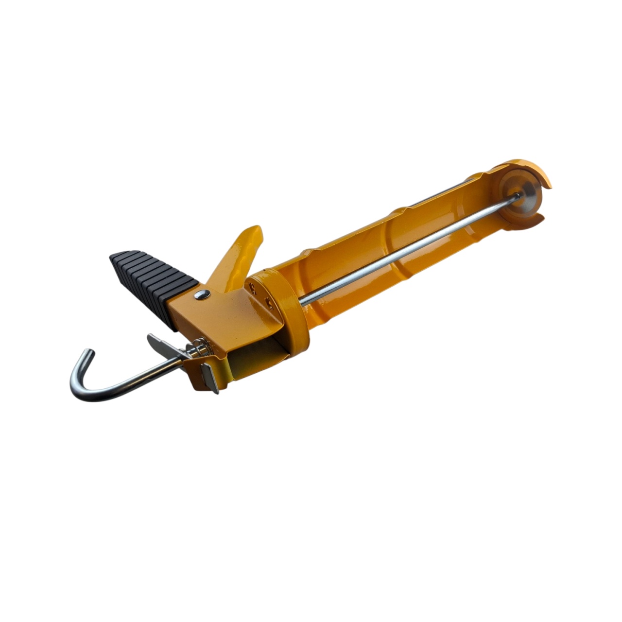 пистолет для герметика 310 мл., стальной, полукорпусный, желтый, "maximum" (максимум) мх 46535 оптом