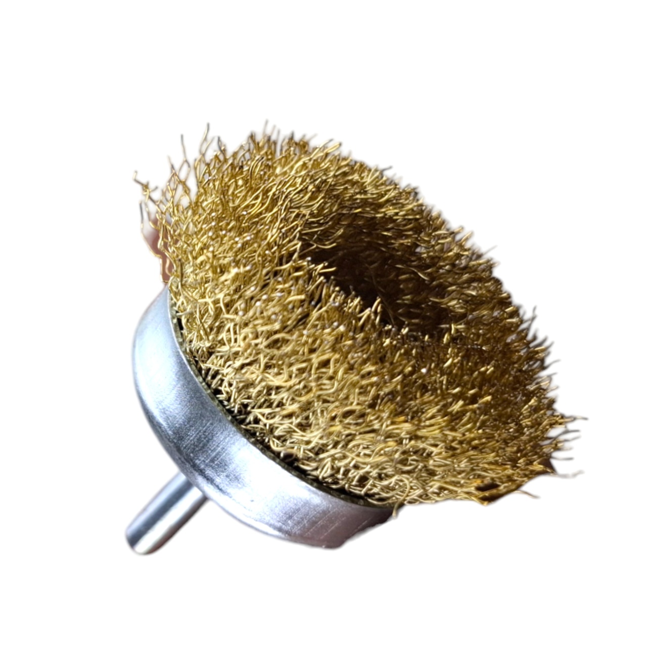 Щетка для дрели чашечная 50 мм, 2", волнистая, латунированная, "MAXIMUM" MX 17795 оптом