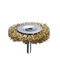 Набор щеток для дрели, 3 предмета, латунированные, волнистая проволока, «Maximum» MX 15074-1 оптом