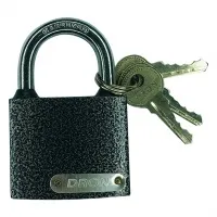 Замок навесной 50 мм, "DRON", серебро