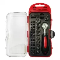 Набор головок и насадок 38 предметов "MAXIMUM", мини (2709)